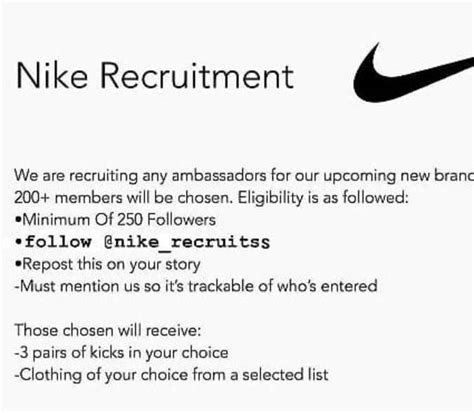 nike instagram fake|Fake Nike Recruitment Campaign Goes Viral .